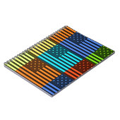 米国おもしろい国旗 ノートブック (左側)