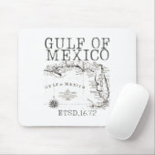 米国おもしろい湾メキシコ湾国旗の地図 マウスパッド (マウス)