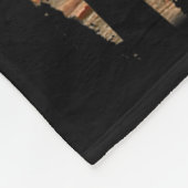 米国おもしろい湾ヴィンテージ米国国旗 フリースブランケット (角)