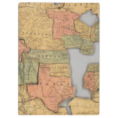 米国およびカナダの地図 クリップボード (裏面)