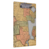 米国およびカナダの地図 クリップボード (右)