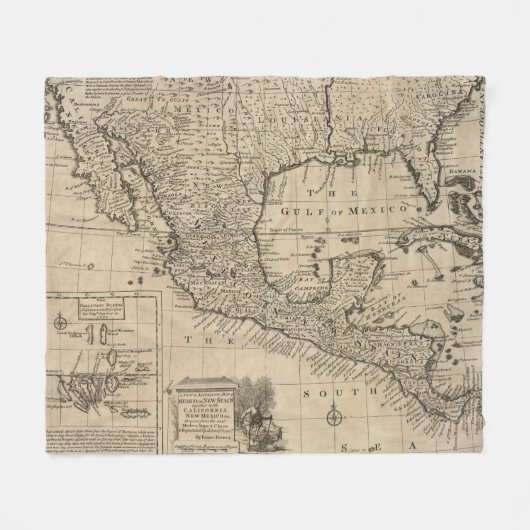 米国およびメキシコ フリースブランケット (正面(横))