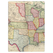 米国および領域の地図 クリップボード (裏面)
