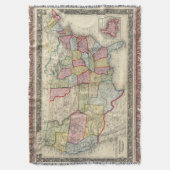 米国および領域の地図 スローブランケット (正面縦)