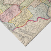 米国および領域の地図 薄葉紙 (詳細)