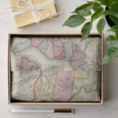 米国および領域の地図 薄葉紙 (ギフト)