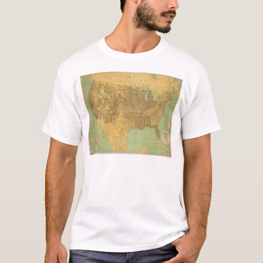米国および領域 Tシャツ (正面)