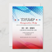 米国お祝い就任招待状 招待状 (正面)