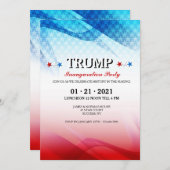 米国お祝い就任招待状 招待状 (正面/裏面)