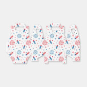 米国お祝い愛国的な切妻ボックスアメリカン フェイバーボックス (折り畳みなし)