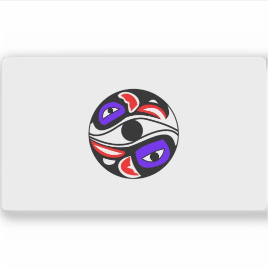 米国かけ市組織村国旗 シール (正面)