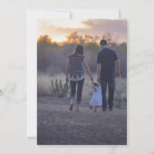 米国から感謝《写真》ぼけ味ハート大事な行事カード サンキューカード (裏面)