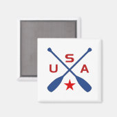 米国がパドルオールをスターライトカラーで横断 マグネット (正面/裏面)