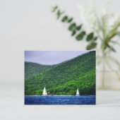 米国でのセーリングヴァージン諸島 ポストカード (スタンド正面)