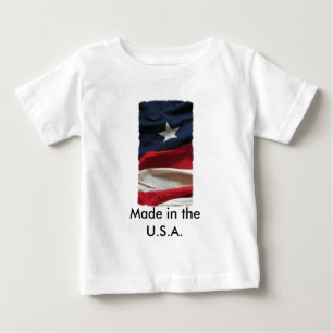 米国で作られるベビーのティーの~ ベビーTシャツ