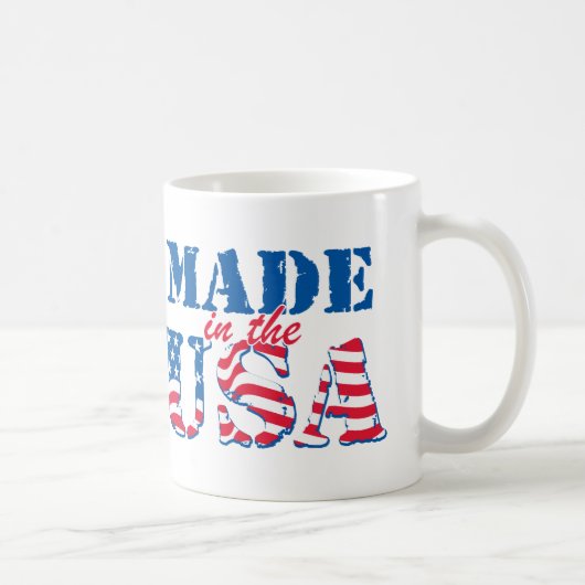 米国で作られる コーヒーマグカップ (右)