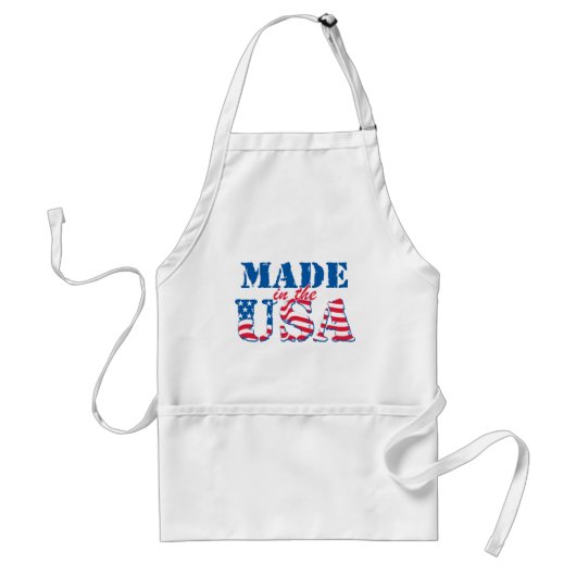 米国で作られる スタンダードエプロン (正面)