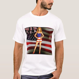 米国で作られる Tシャツ