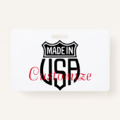 米国で作成Thunder_Cove バッジ (裏面)