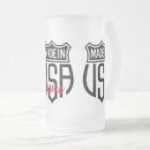 米国で作成Thunder_Cove フロストグラスビールジョッキ (正面右)