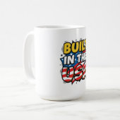 米国で構築 コーヒーマグカップ (正面左)
