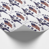 米国で米国製ヴィンテージ ラッピングペーパー (角)