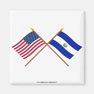 米国とエルサルバドルが国境を越えた マグネット