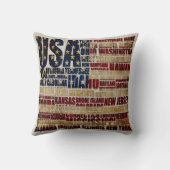 米国とスターとストライプの連邦州 クッション (裏面)