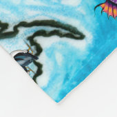 米国のおもしろいの地図 フリースブランケット (角)