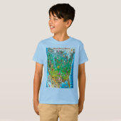 米国のおもしろいの地図 Tシャツ (正面フル)