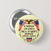 米国のお茶会 缶バッジ (正面&裏面)