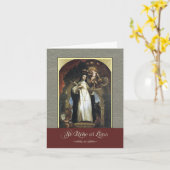 米国のためのリマ祈の聖バラ カード (黄色い花)