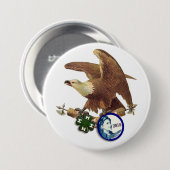 米国のためのHRC 缶バッジ (正面&裏面)