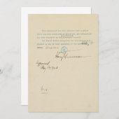 米国のイスラエル承認発表プレスリリース 案内状 (正面/裏面)