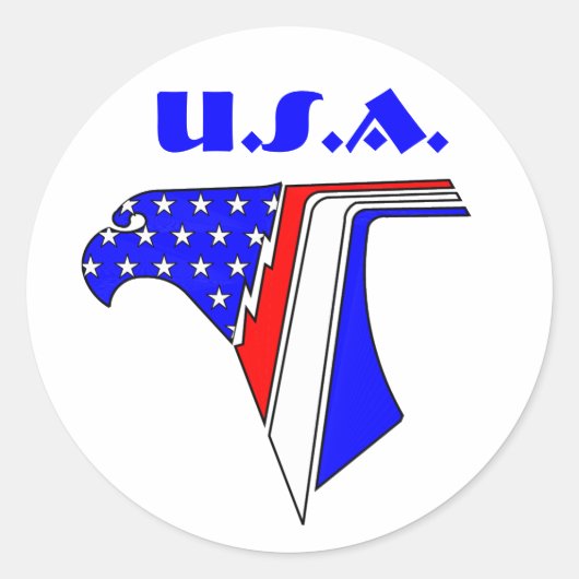 米国のイーグルスター ラウンドシール (正面)