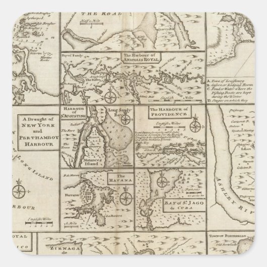 米国のイーストコースト スクエアシール (正面)