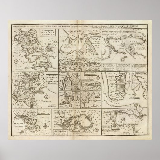 米国のイーストコースト ポスター (正面)