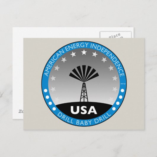 米国のエネルギー独立 ポストカード (正面/裏面)