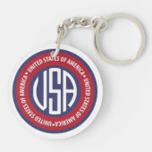 米国のエンブレム キーホルダー (裏面)