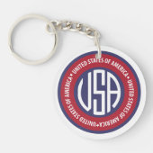 米国のエンブレム キーホルダー (正面)