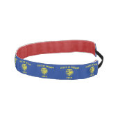 米国のオスリップまたは滑ることンゴ州の旗を持つ非ヘッドバンド アスレチックヘッドバンド (右)