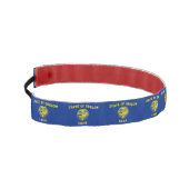 米国のオスリップまたは滑ることンゴ州の旗を持つ非ヘッドバンド アスレチックヘッドバンド (左)