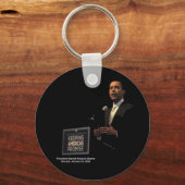 米国のオバマ大統領キーチェーン記念品 キーホルダー (正面)
