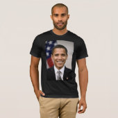 米国のオバマ選大統領 Tシャツ (正面フル)