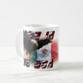 米国のコーヒーカップで生まれて下さい コーヒーマグカップ (正面左)