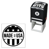 米国のゴム印で作られる セルフインキングスタンプ (インサイチュ)