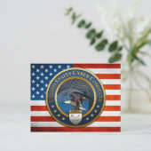 米国のサイバー・コマンド ポストカード (スタンド正面)