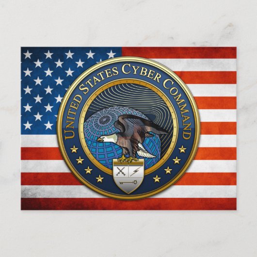 米国のサイバー・コマンド ポストカード (正面)