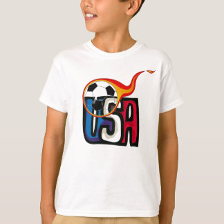 米国のサッカーの男の子のT-Shrit Tシャツ