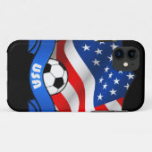 米国のサッカーのiPhone 5カバー Case-Mate iPhoneケース (裏面(横))